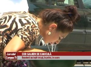 COD GALBEN DE CANICULĂ. BUZOIENII AU IEȘIT TOTUȘI, LA PRÂNZ, ÎN SOARE