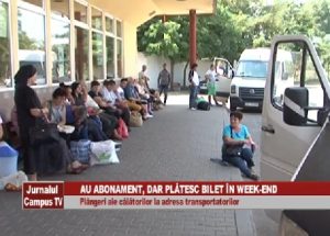 AU ABONAMENT, DAR PLĂTESC BILET IN WEEK-END. PLÂNGERI ALE CALATORILOR LA ADRESA TRANSPORTATORILOR JUDEȚENI
