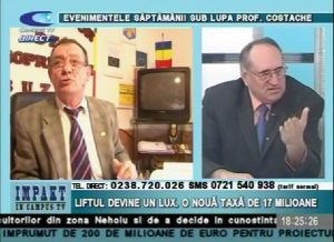 EVENIMENTELE SĂPTĂMÂNII, SUB LUPA PROFESORULUI COSTACHE