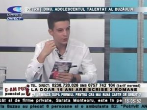 PETRUŢ DINU, ADOLESCENTUL TALENTAT AL BUZĂULUI