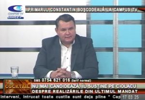 PRIMARUL CONSTANTIN BOŞCODEALĂ, LA CAMPUS TV