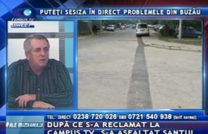PROBLEMELE DIN BUZĂU, SESIZATE LA CAMPUS TV