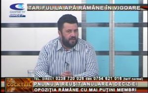 TARIFUL LA APĂ RĂMÂNE ÎN VIGOARE