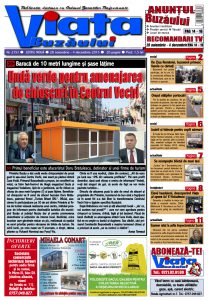 VIAŢA BUZĂULUI APARE SÂMBĂTĂ. 20 DE PAGINI CU INFORMAŢII DE INTERES LOCAL
