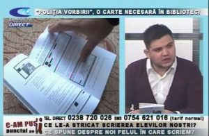 POLIŢIA VORBIRII, O CARTE NECESARĂ ÎN BIBLIOTECI