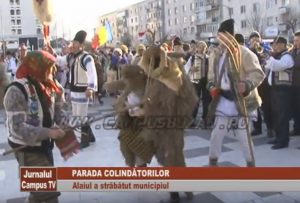 PARADA COLINDĂTORILOR. ALAIUL A STRĂBĂTUL MUNICIPIUL