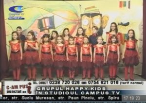 GRUPUL HAPPY KIDDS, ÎN STUDIOUL CAMPUS TV