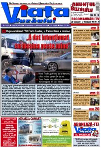 VIAŢA BUZĂULUI APARE SÂMBĂTĂ. 20 DE PAGINI CU INFORMAŢII DE INTERES LOCAL