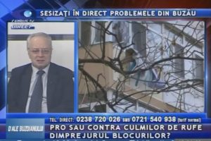PROBLEMELE DIN BUZĂU, SESIZATE LA CAMPUS TV