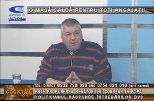 O MASĂ CALDĂ PENTRU TOŢI ANGAJAŢII - PROPUNERE A SENATORULUI CONSTANTIN POPA