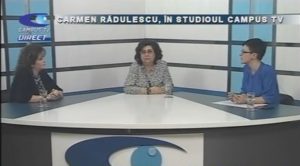CARMEN RĂDULESCU, ÎN STUDIOUL CAMPUS TV