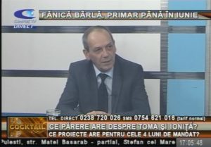 FĂNICĂ BÂRLĂ, PRIMAR PÂNĂ ÎN IUNIE