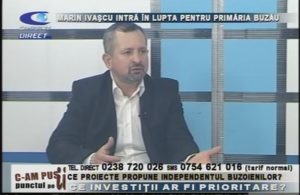 MARIN IVAŞCU INTRĂ ÎN LUPTA PENTRU PRIMĂRIA BUZĂU