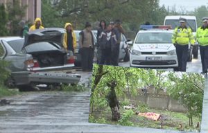 ACCIDENT MORTAL LA GHERĂSENI. PIETON CATAPULTAT DE UN BMW, PESTE UN GARD