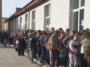 1000 DE BUZOIENI VOR SĂ MUNCEASCĂ. PREZENŢĂ MARE LA BURSA LOCURILOR DE MUNCĂ