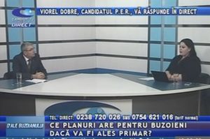 VIOREL DOBRE, CANDIDATUL P.E.R. ÎN STUDIOUL CAMPUS TV