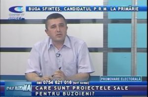 BUGA SFINTEŞ, CANDIDATUL P.R.M. LA PRIMĂRIE