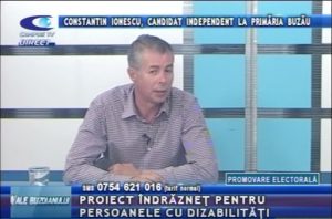 CONSTANTIN IONESCU, CANDIDAT INDEPENDENT LA PRIMĂRIA BUZĂU