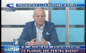 PREŞEDINTELE CONSILIULUI JUDEŢEAN, ÎN STUDIOUL CAMPUS TV