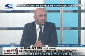 SILVIU ROŞIORU, PE LISTELE DE CONSILIERI ALE PSRO