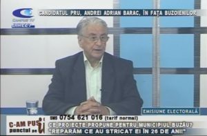 CANDIDATUL PRU, ANDREI ADRIAN BARAC, ÎN FAŢA BUZOIENILOR