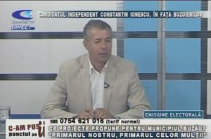 CANDIDATUL INDEPENDENT CONSTANTIN IONESCU, ÎN FAŢA BUZOIENILOR