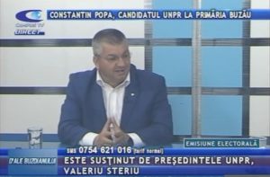 CONSTANTIN POPA, CANDIDATUL UNPR LA PRIMĂRIA BUZĂU
