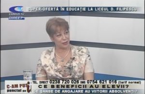 SUPER-OFERTĂ ÎN EDUCAŢIE LA LICEUL DIMITRIE FILIPESCU