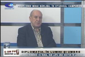 PROF. DAN MIHAI BÂRLIBA, ÎN STUDIOUL CAMPUS TV
