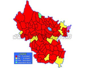 S-A ÎNROŞIT HARTA BUZĂULUI. SOCIAL DEMOCRAŢII ŞI-AU ADJUDECAT 70% DIN COMUNE.