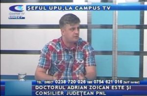 ŞEFUL UPU, LA CAMPUS TV