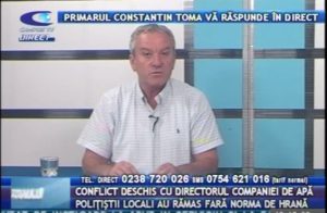 PRIMARUL CONSTANTIN TOMA, ÎN STUDIOUL CAMPUS TV
