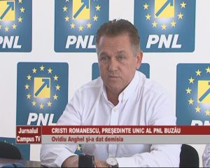 CRISTI ROMANESCU, PREŞEDINTE UNIC AL PNL BUZĂU. OVIDIU ANGHEL ŞI-A DAT DEMISIA
