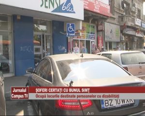 ŞOFERI CERTAŢI CU BUNUL SIMŢ. OCUPĂ LOCURILE DESTINATE PERSOANELOR CU DIZABILITĂŢI