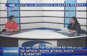 AVIAŢIA CU MOTOARELE ALBASTRE PORNITE