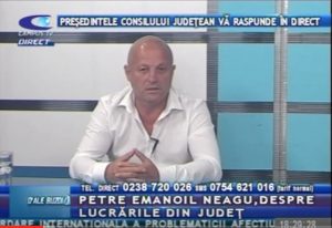 PREŞEDINTELE CONSILIULUI JUDEŢEAN, ÎN STUDIOUL CAMPUS TV