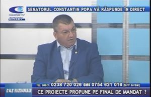 SENATORUL CONSTANTIN POPA, LA CAMPUS TV
