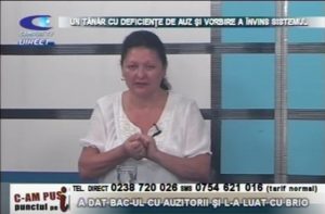 UN TÂNĂR CU DEFICIENŢE DE AUZ ŞI VORBIRE A ÎNVINS SISTEMUL