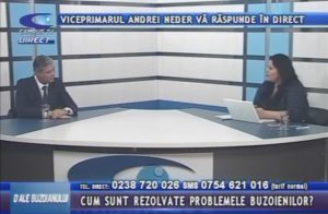 VICEPRIMARUL ANDREI NEDER, ÎN STUDIOUL CAMPUS TV