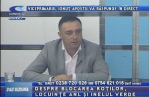 VICEPRIMARUL IONUŢ APOSTU, LA CAMPUS TV