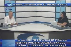 PRIMARUL CONSTANTIN TOMA, ÎN STUDIOUL CAMPUS TV