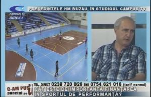 PREŞEDINTELE HM BUZĂU, ÎN STUDIOUL CAMPUS TV