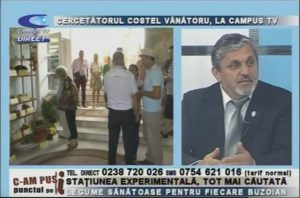 CERCETĂTORUL COSTEL VÂNĂTORU, LA CAMPUS TV