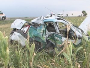 ACCIDENT LA CRUCEA COMISOAIEI. DOUĂ PERSOANE RĂNITE, INTERNATE LA UPU