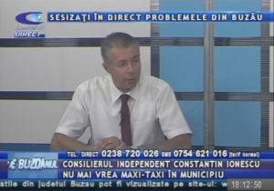 CONSILIERUL INDEPENDENT CONSTANTIN IONESCU NU MAI VREA MAXI TAXI ÎN MUNICIPIU
