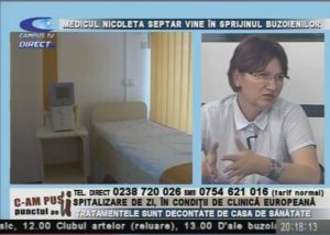 MEDICUL NICOLETA SEPTAR VINE ÎN SPRIJINUL BUZOIENILOR