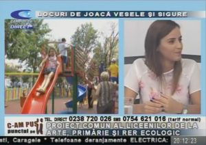 LOCURI DE JOACĂ VESELE ŞI SIGURE. PROIECT COMUN AL LICEULUI DE ARTE, PRIMĂRIEI ŞI RER BUZĂU