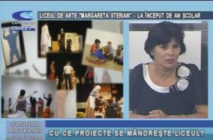 LICEUL DE ARTE "MARGARETA STERIAN", LA ÎNCEPUT DE AN ŞCOLAR
