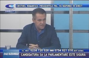 CRISTINEL ROMANESCU, PREŞEDINTELE PNL BUZĂU, ÎN STUDIOUL CAMPUS TV