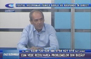 FOSTUL VICEPRIMAR FĂNICĂ BÂRLĂ, ÎN STUDIOUL CAMPUS TV